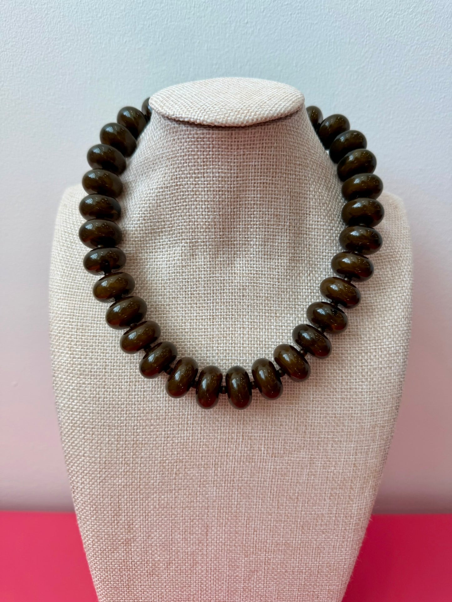 Lois Necklace - Dark Brown