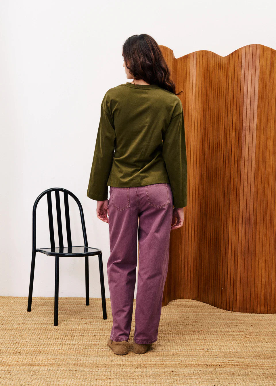 Orchis Top - Moss Green