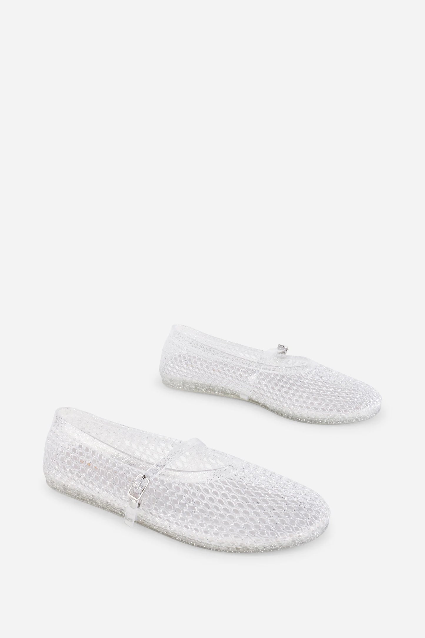 Classy Jelly Mary Jane Flat - Crystal