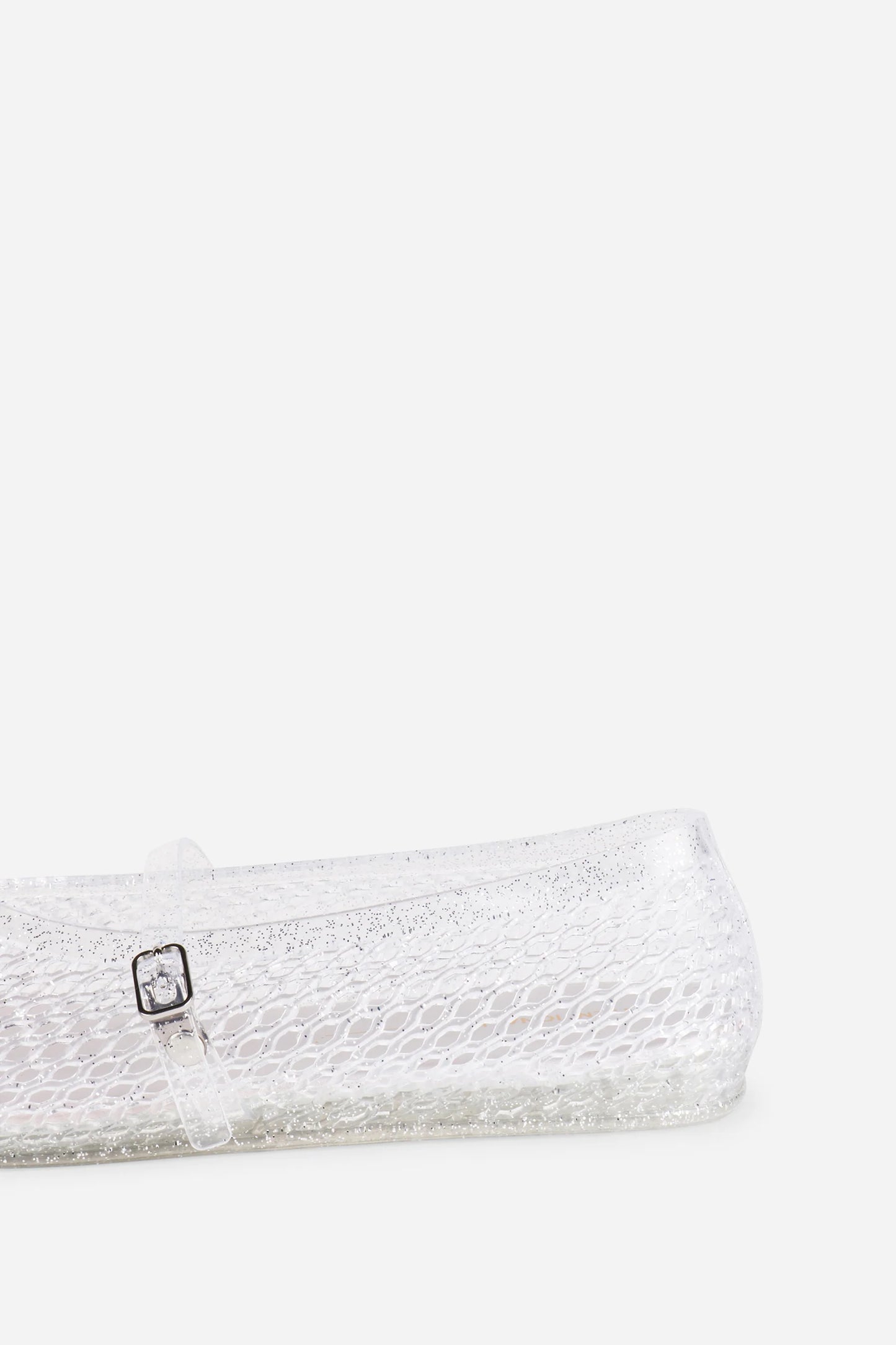 Classy Jelly Mary Jane Flat - Crystal