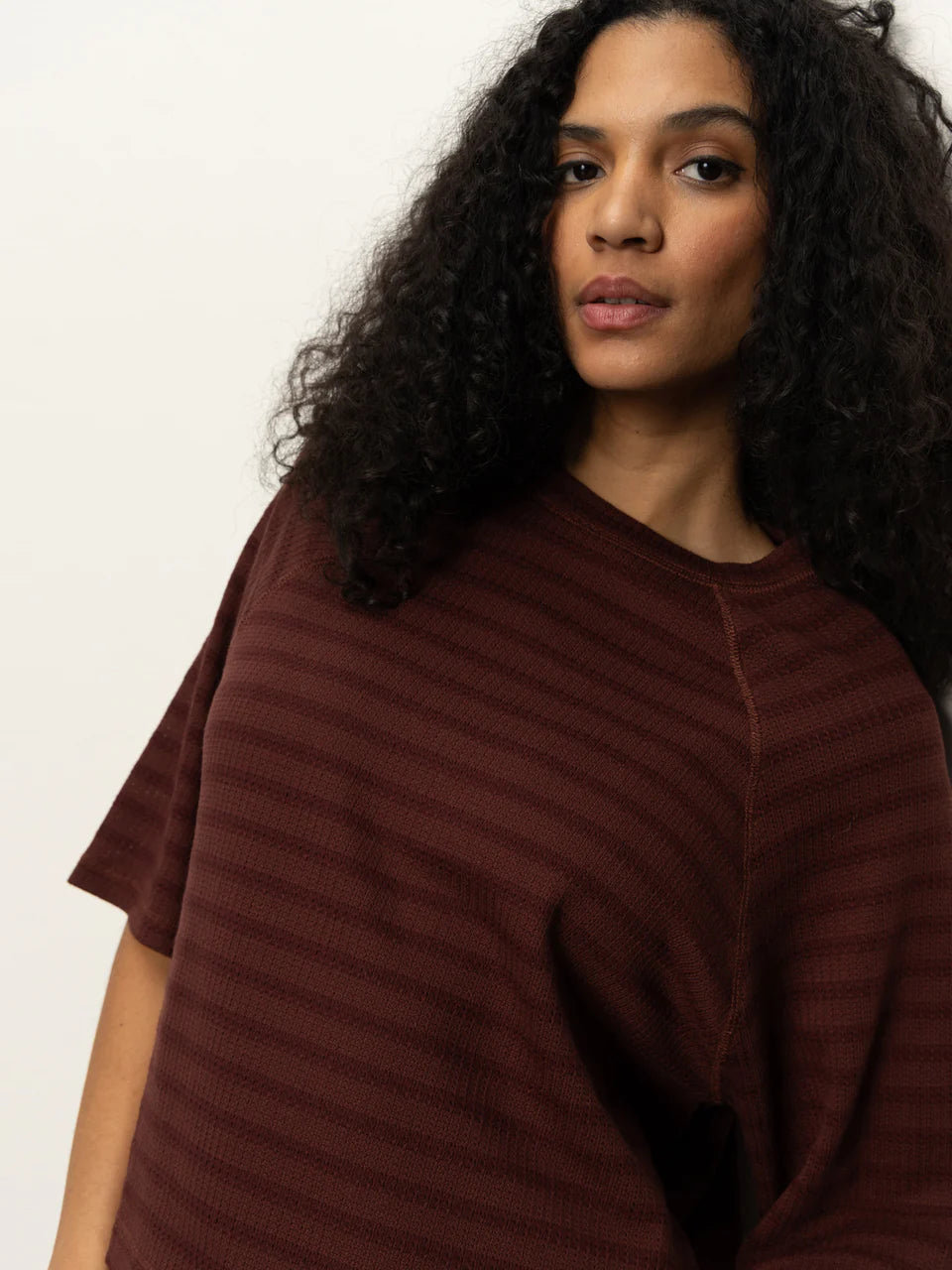 Boxy Raglan Tee Shirt - Chicory