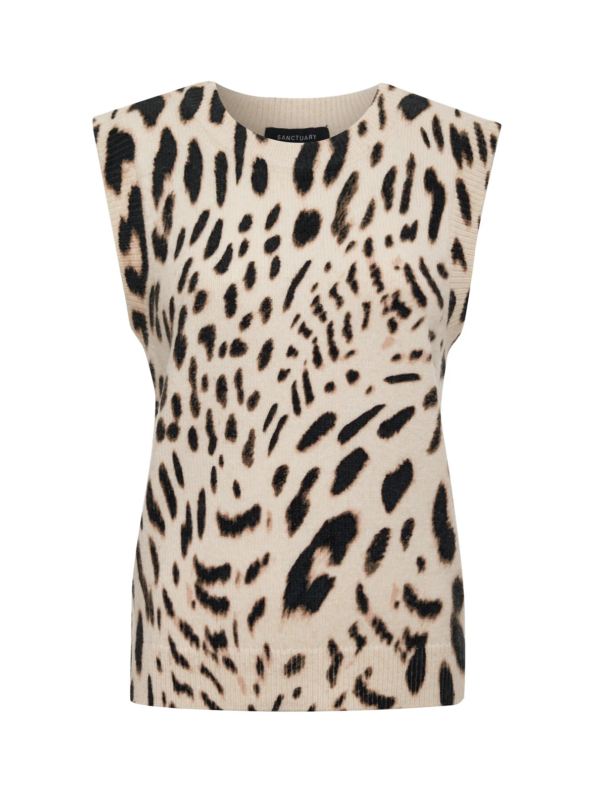 Fuzzy Leopard Shell Top - Mother Leo