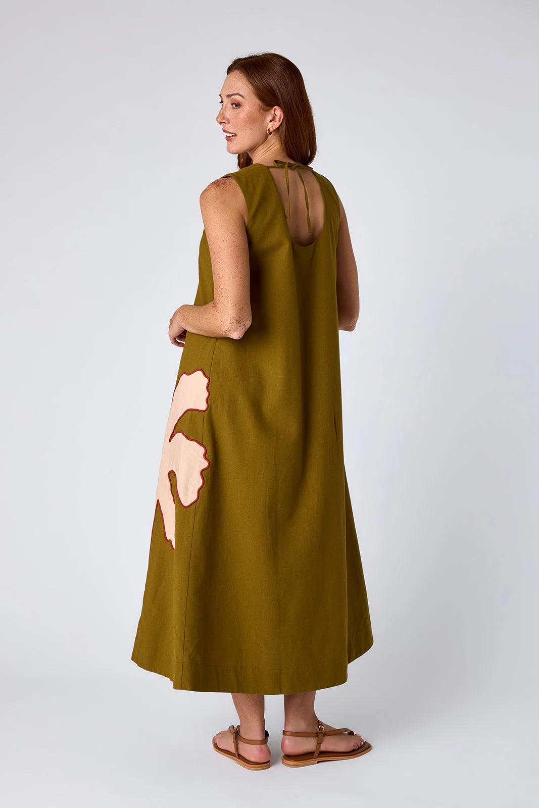 Owens Dress - Cardon w/ Embroidery
