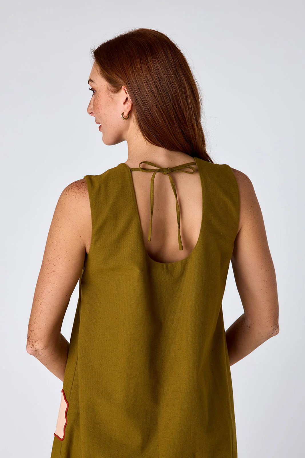 Owens Dress - Cardon w/ Embroidery