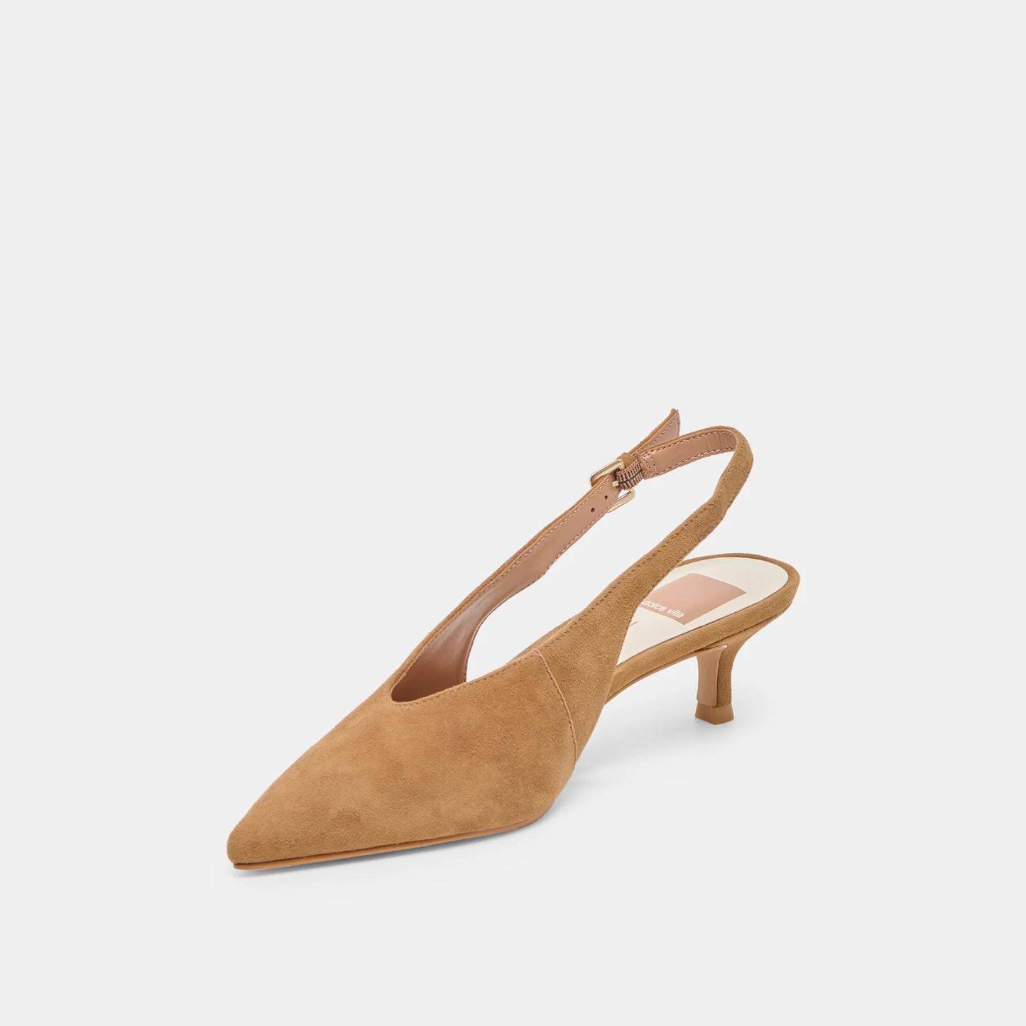 Dolce Vita Alenna Heels - Light Brown Suede