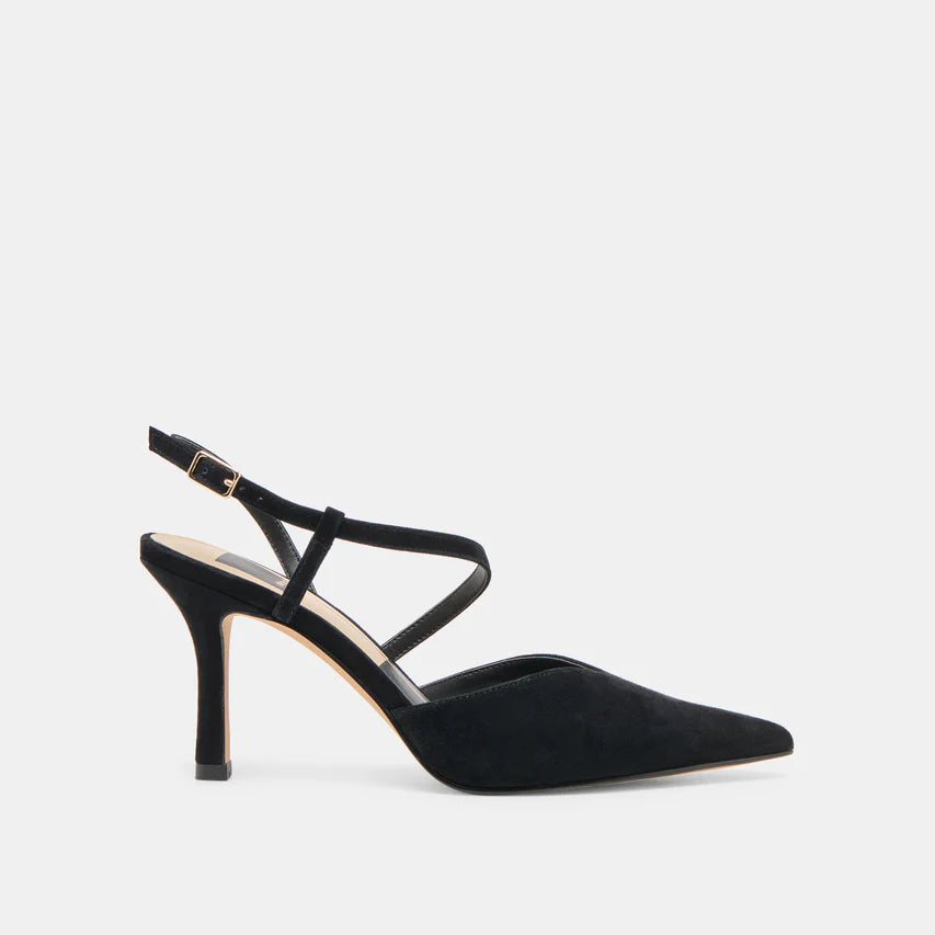 Dolce Vita Kamra Heels - Onyx Suede
