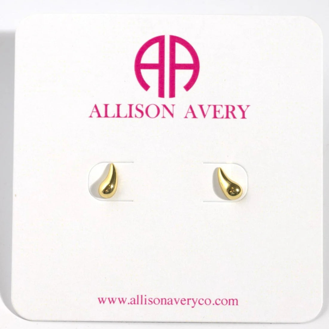 Droplet Studs - Gold