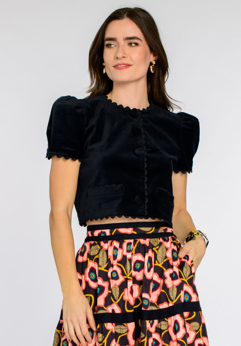 CAP SLEEVE COCO JACKET