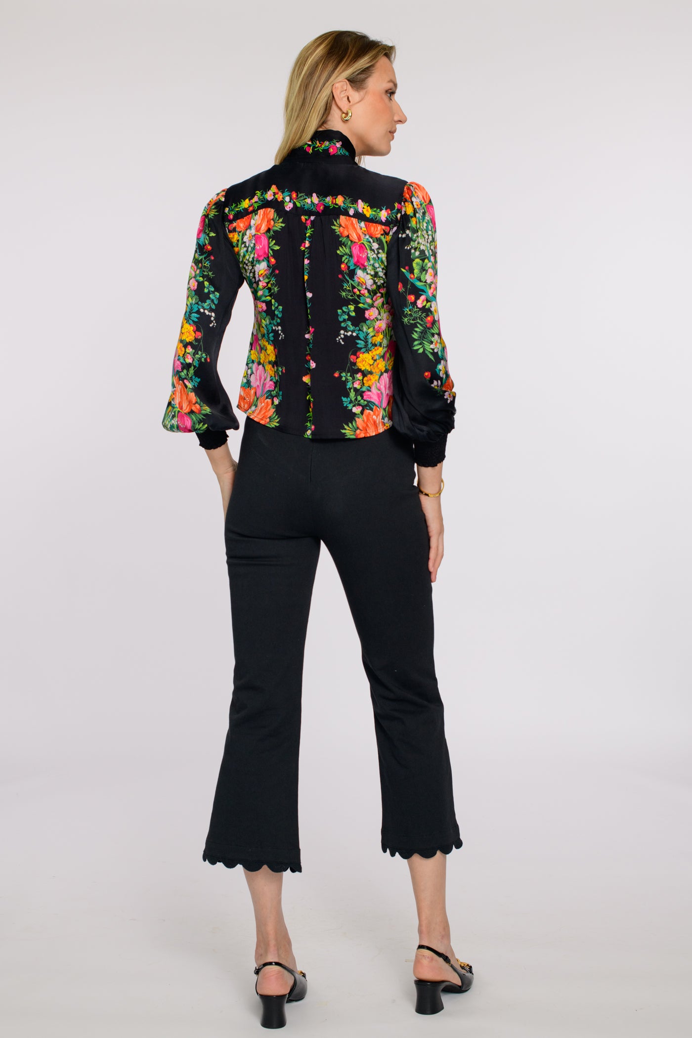 BRIT BOW BLOUSE