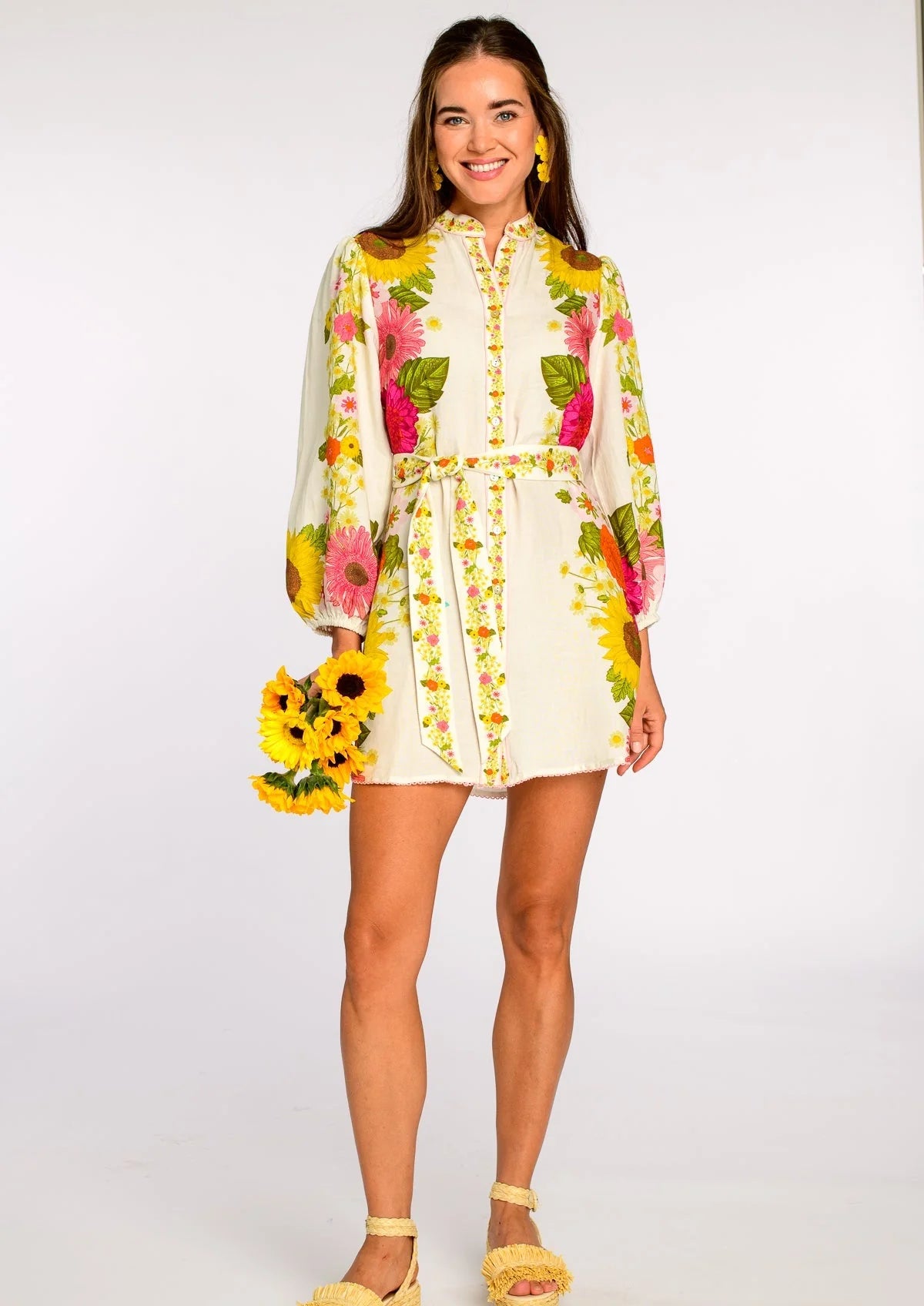 Sadie Dress - Wildflower Ivory