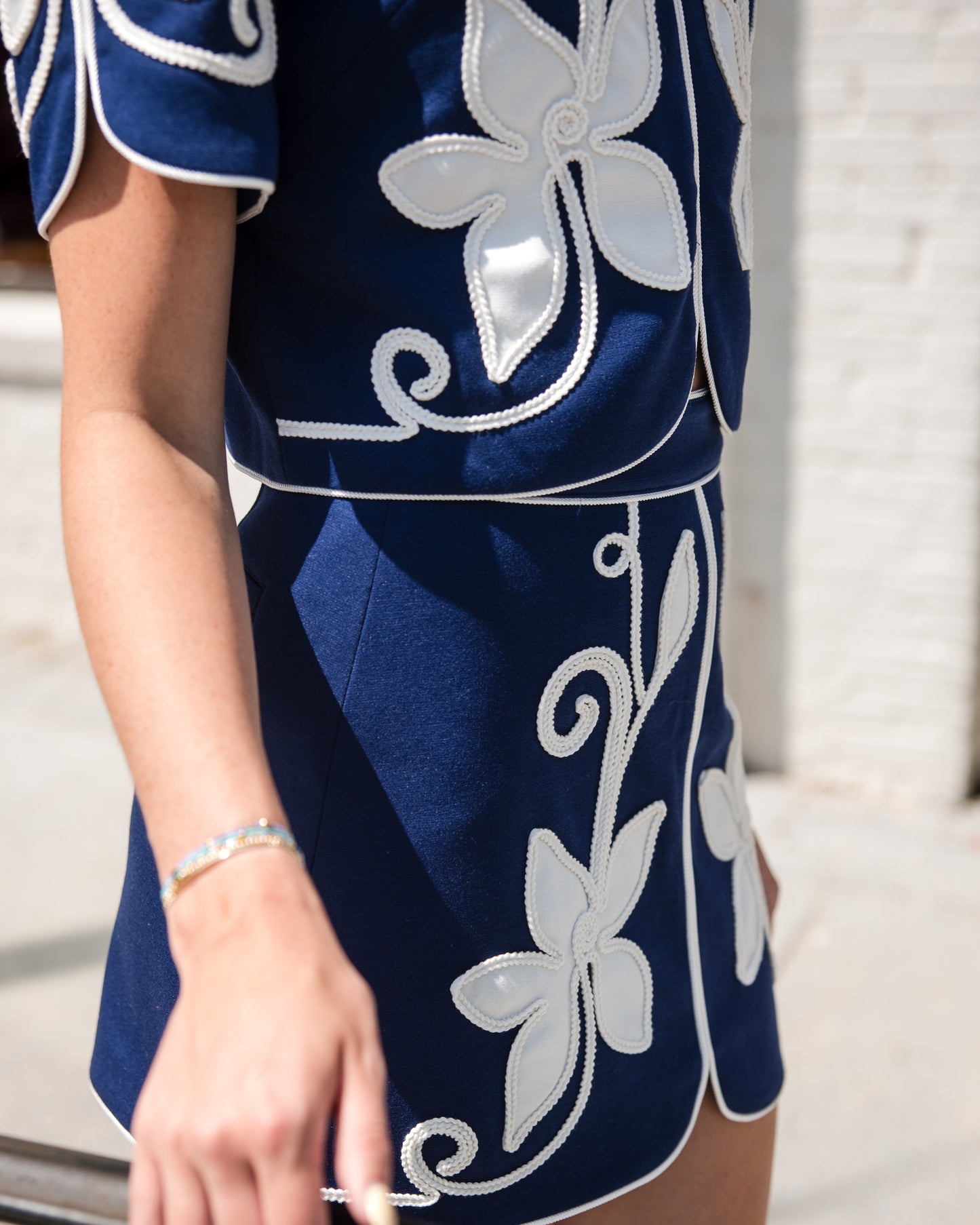 Dottie Mini Skirt - Navy