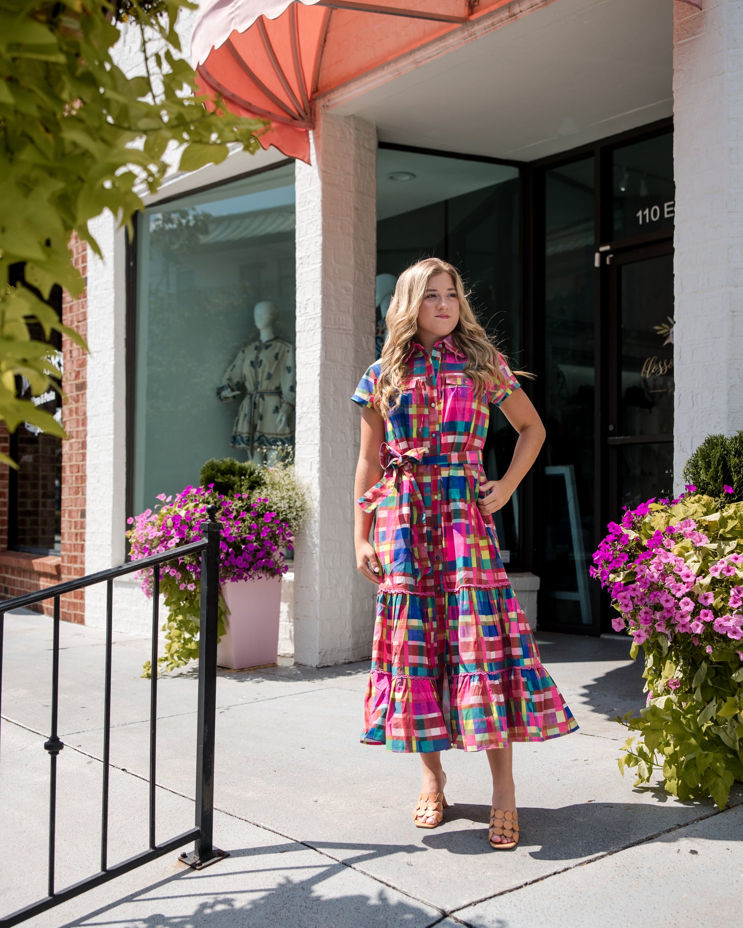 Rachel Dress - Circus Plaid