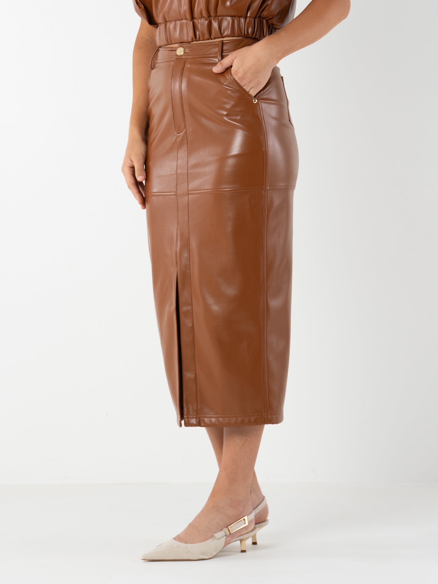 Pencil Skirt - Mocha