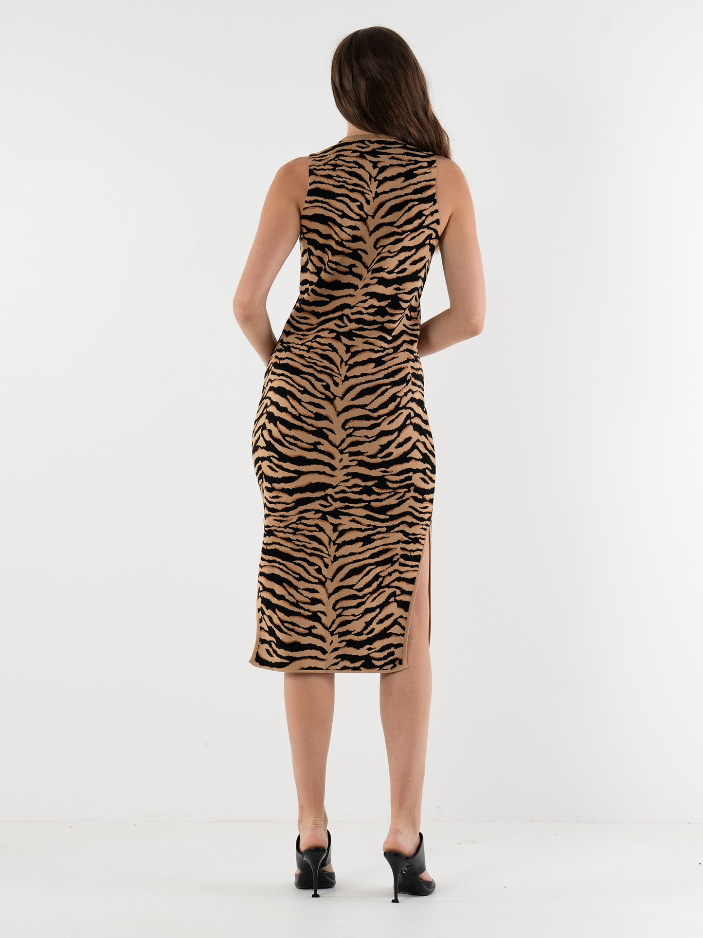 Simone Sweater Dress - Tiger