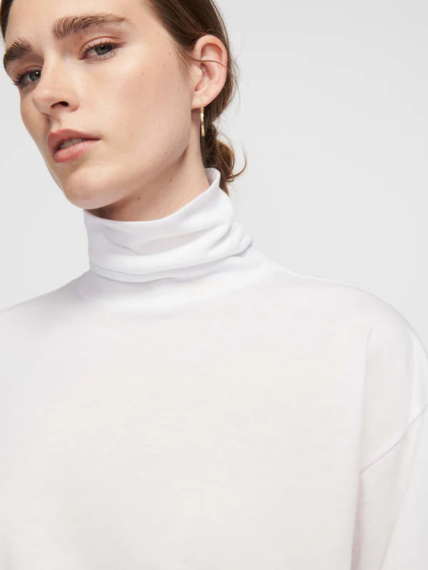 Fable Turtleneck Tee - White