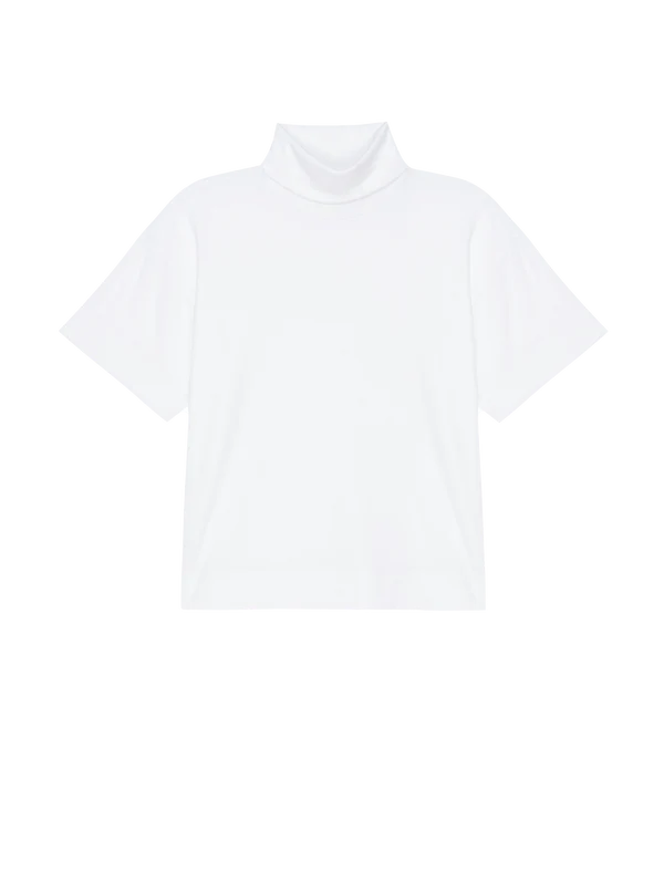 Fable Turtleneck Tee - White