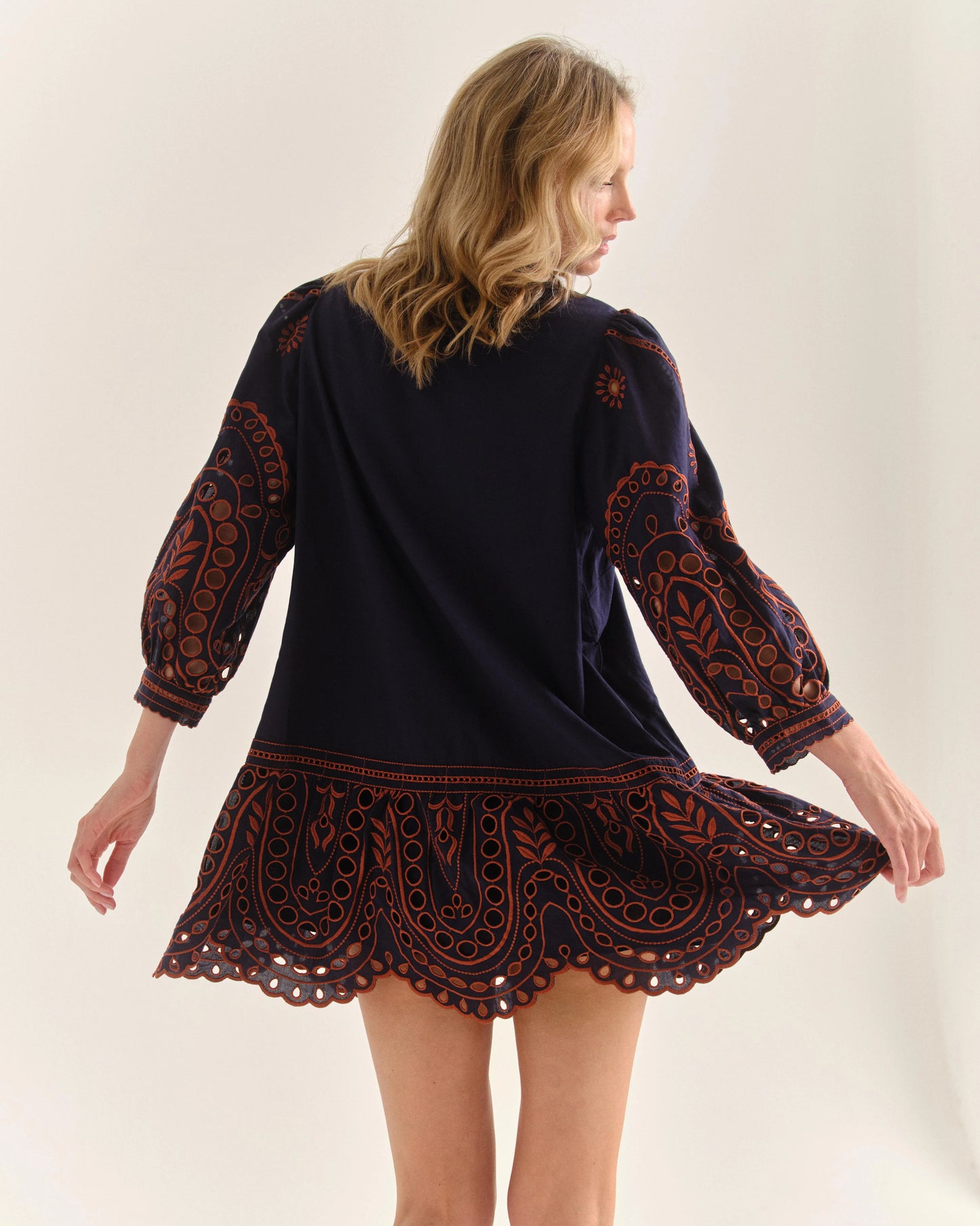 Porter Mini Dress - Midnight Blue