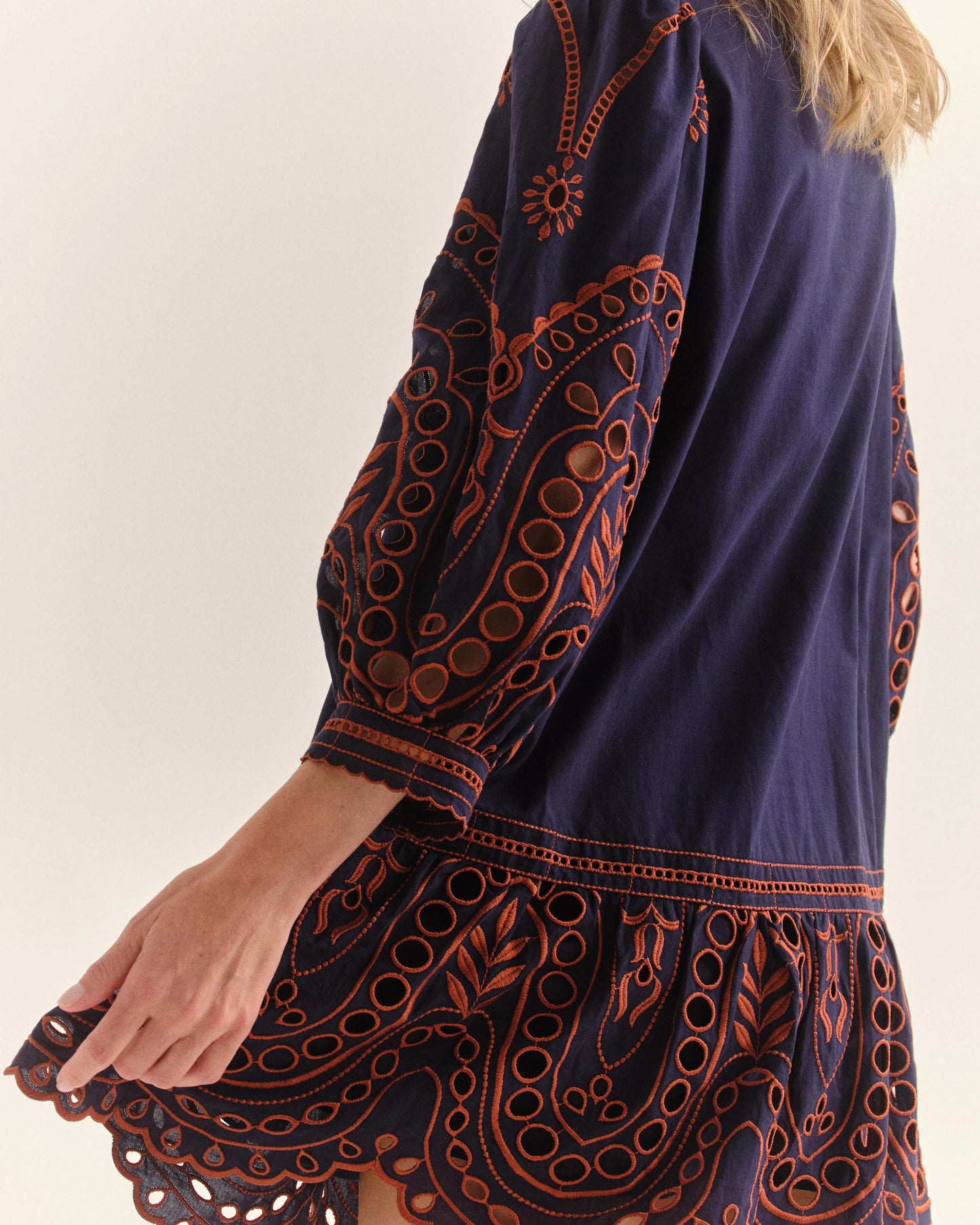 Porter Mini Dress - Midnight Blue
