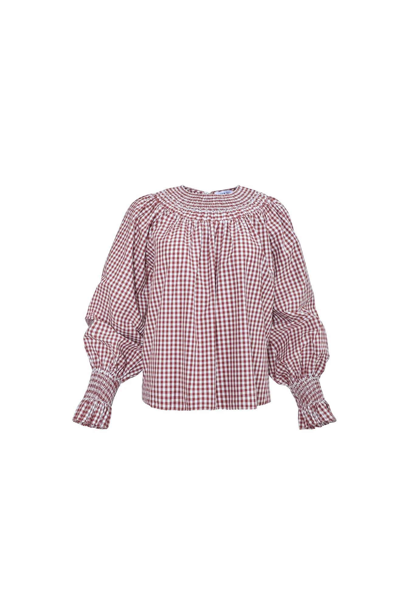 Hayes Top - Costwold Check Rust