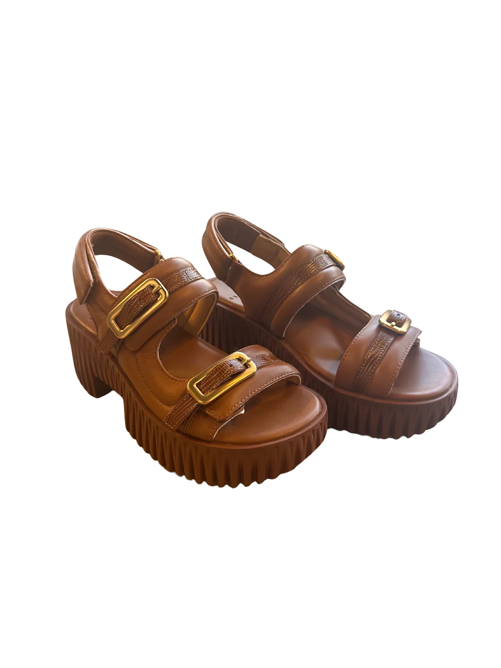 Plia Kiko Sandals - Brown