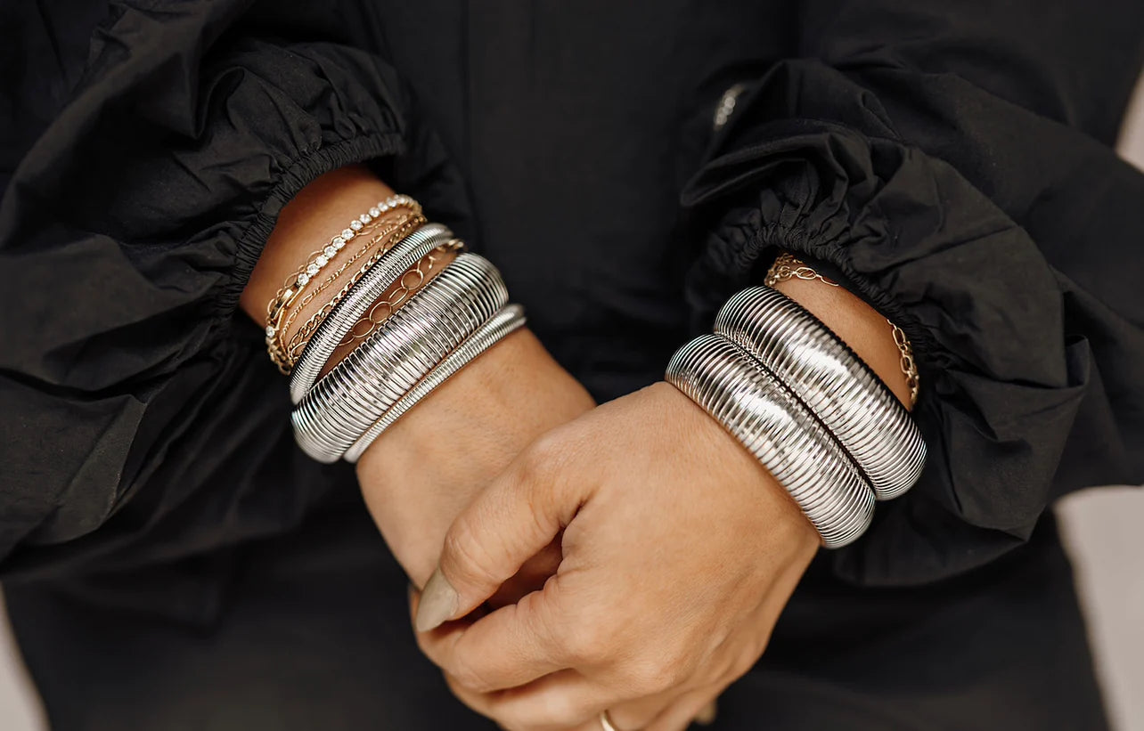 Margo Medium Bracelet - Silver