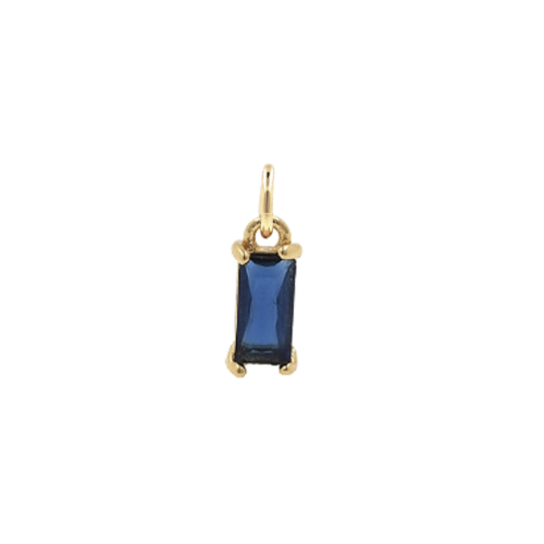 Baguette Charm - Navy