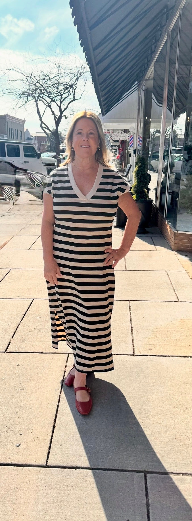 Growth Midi Dress - Black Ivory