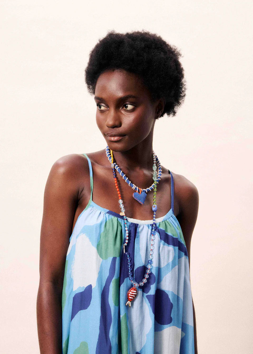 Andaman Dress - Blue Water Lily