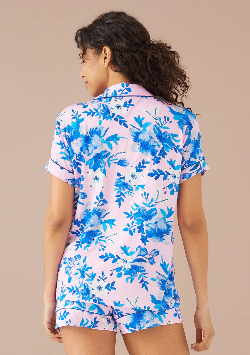 The Jenna PJ Set - Pink Georgia Floral
