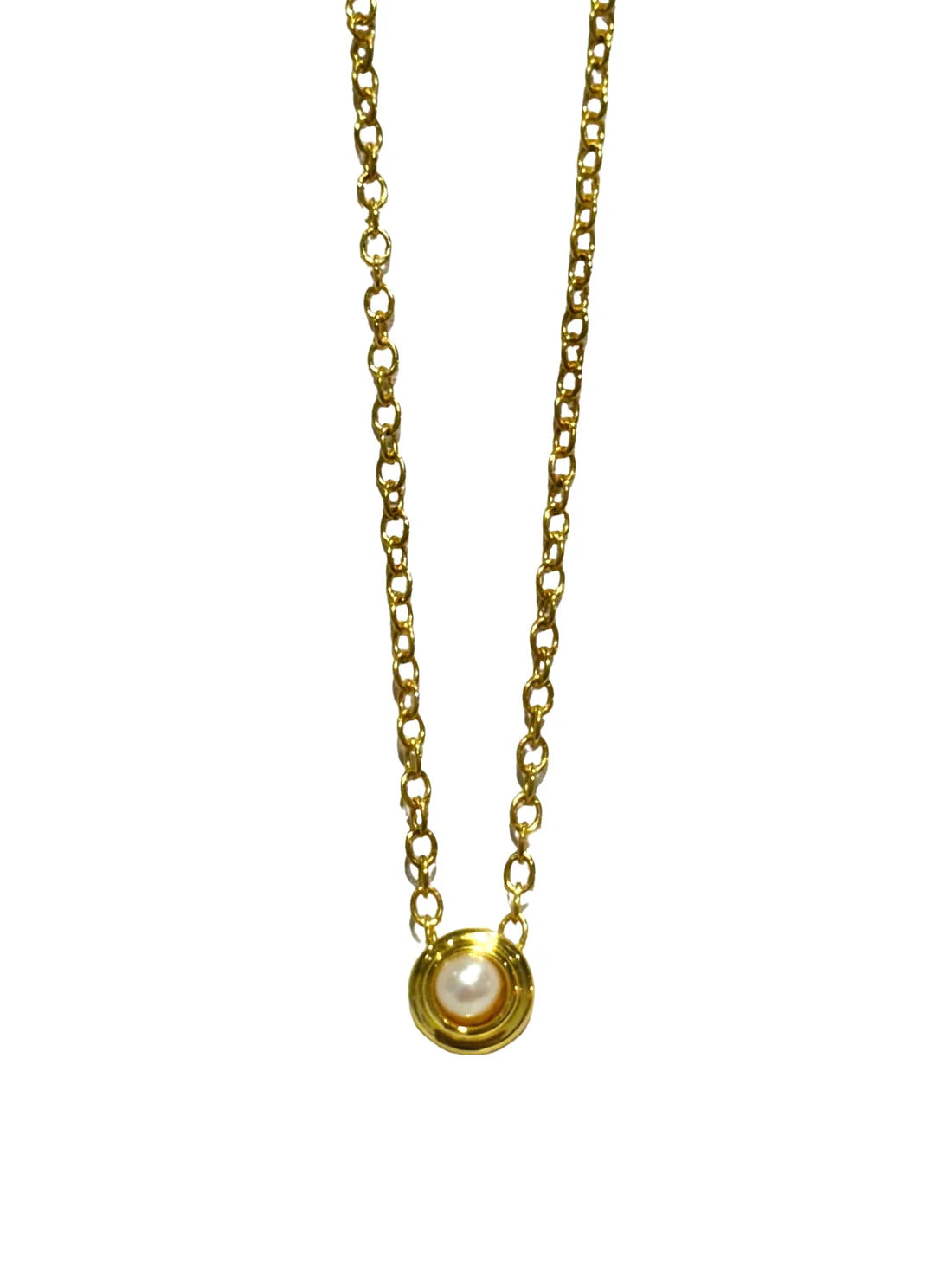 Birthstone Necklace - Pearl/June