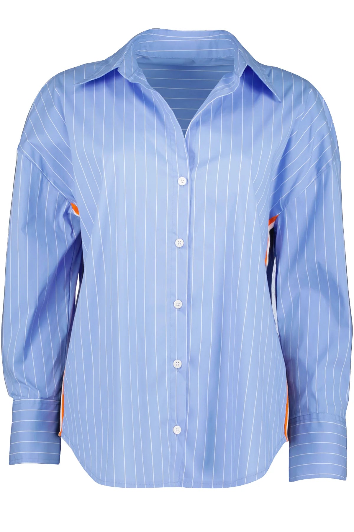 The Sport Detail Shirt - Blue Stripe