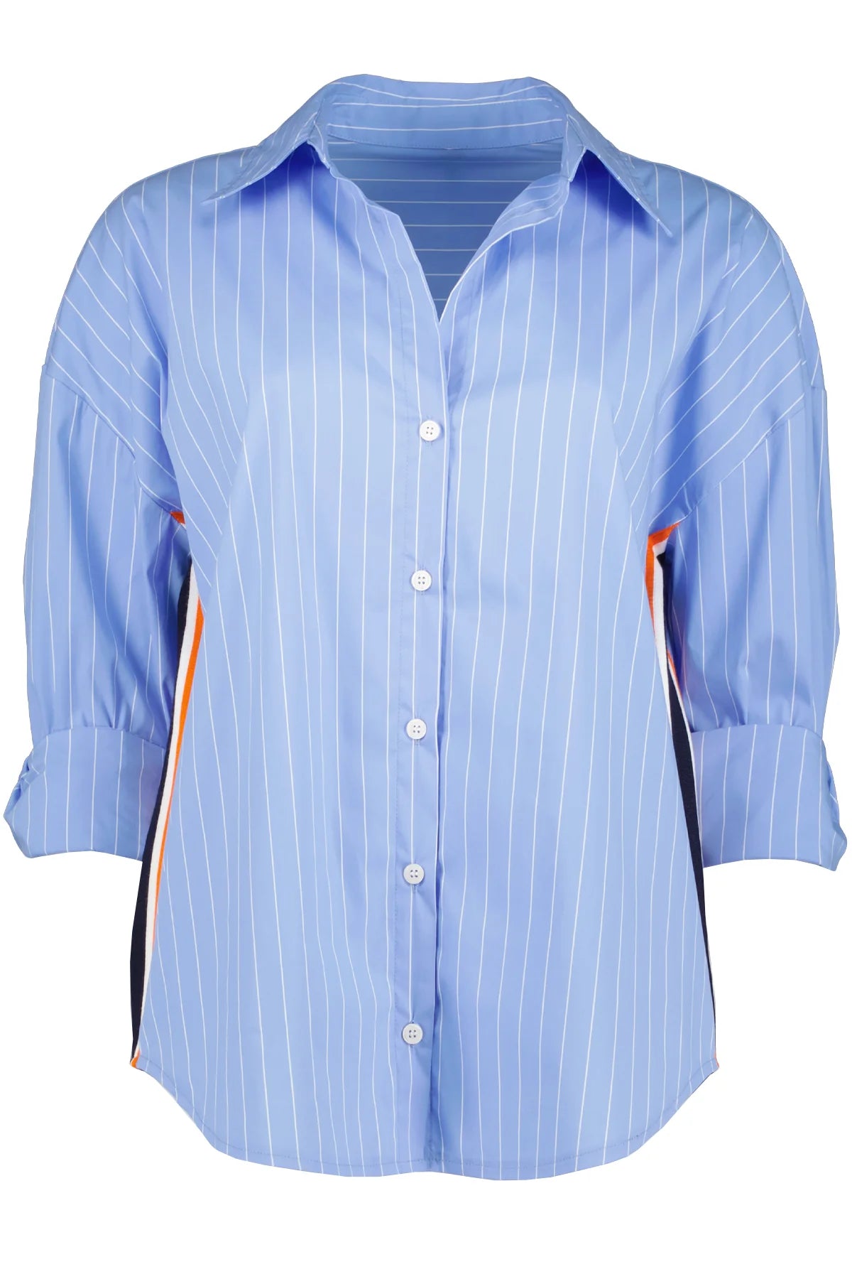 The Sport Detail Shirt - Blue Stripe