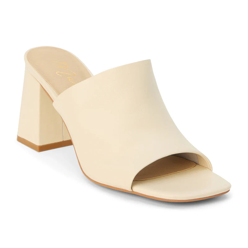 Kensington Heeled Sandal - Bone