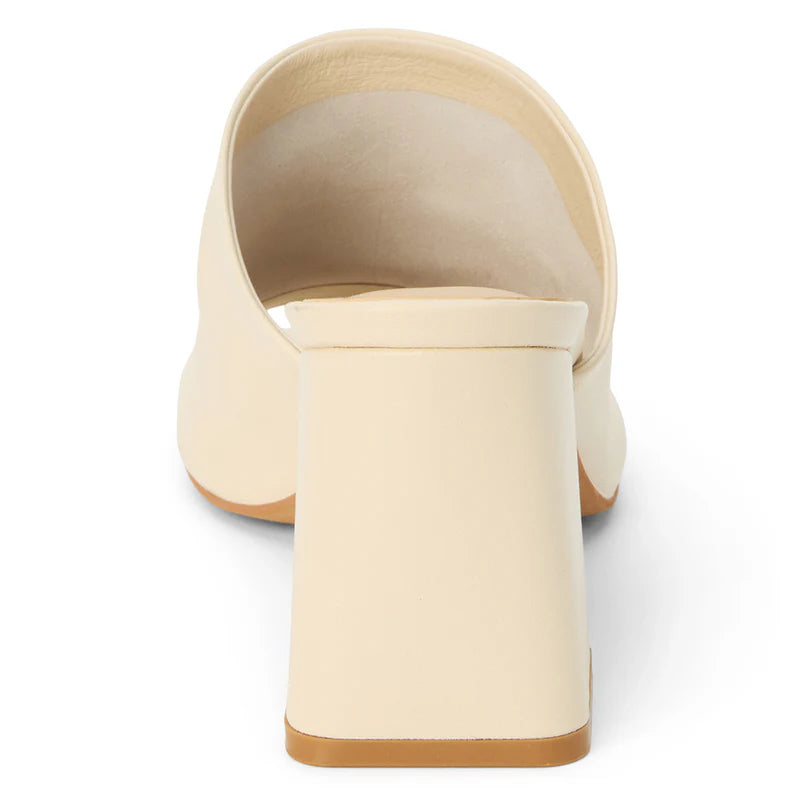 Kensington Heeled Sandal - Bone