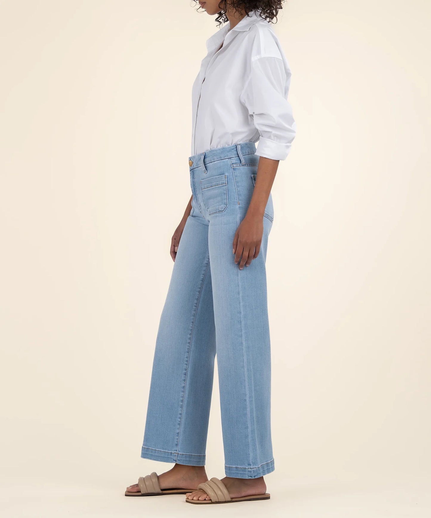 Meg High Rise Wide Leg Jean - Fortitude