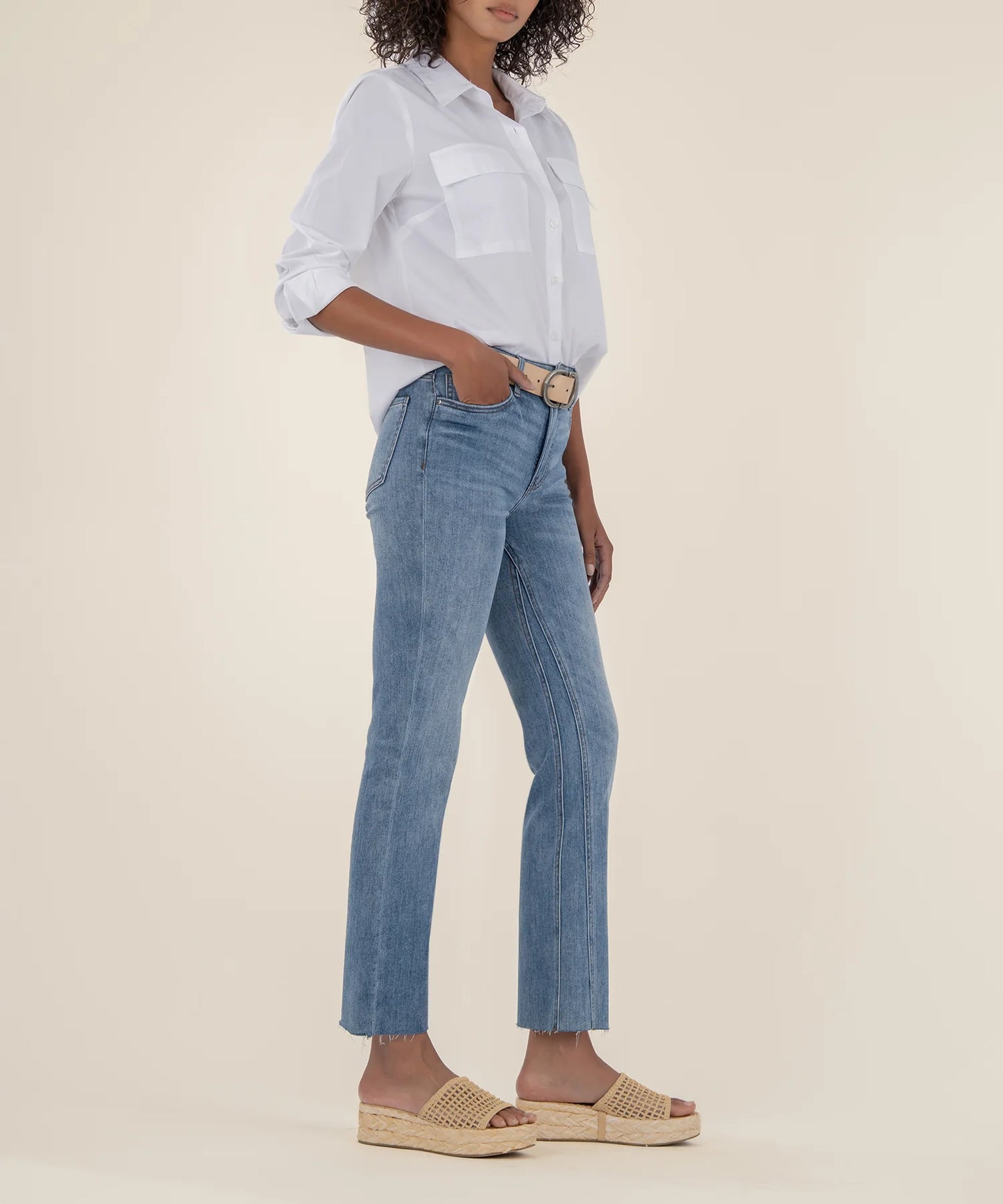 Kelsey High Rise Ankle Flare Jean - Acceptance