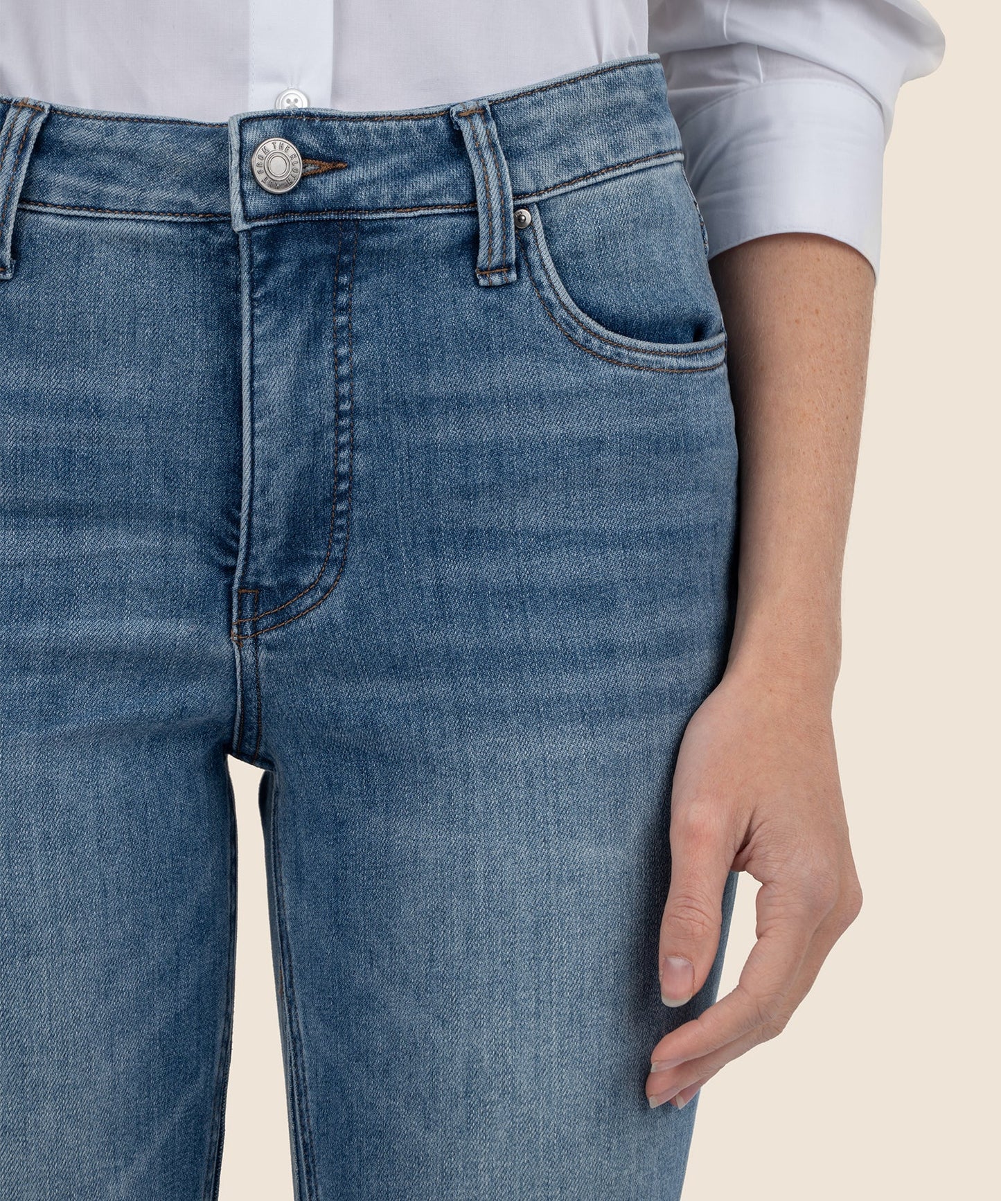 Kelsey High Rise Ankle Flare Jean - Brace