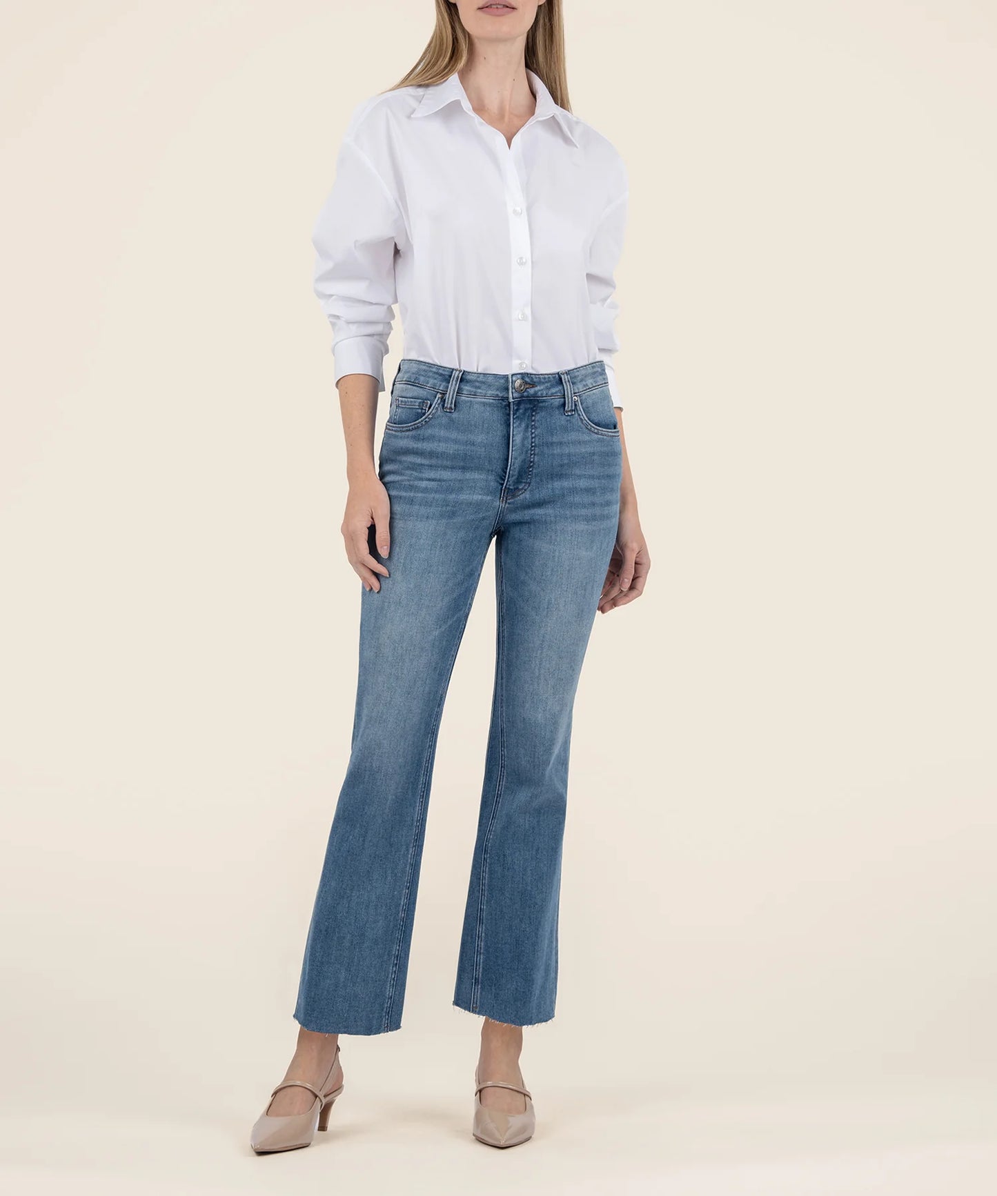Kelsey High Rise Ankle Flare Jean - Brace