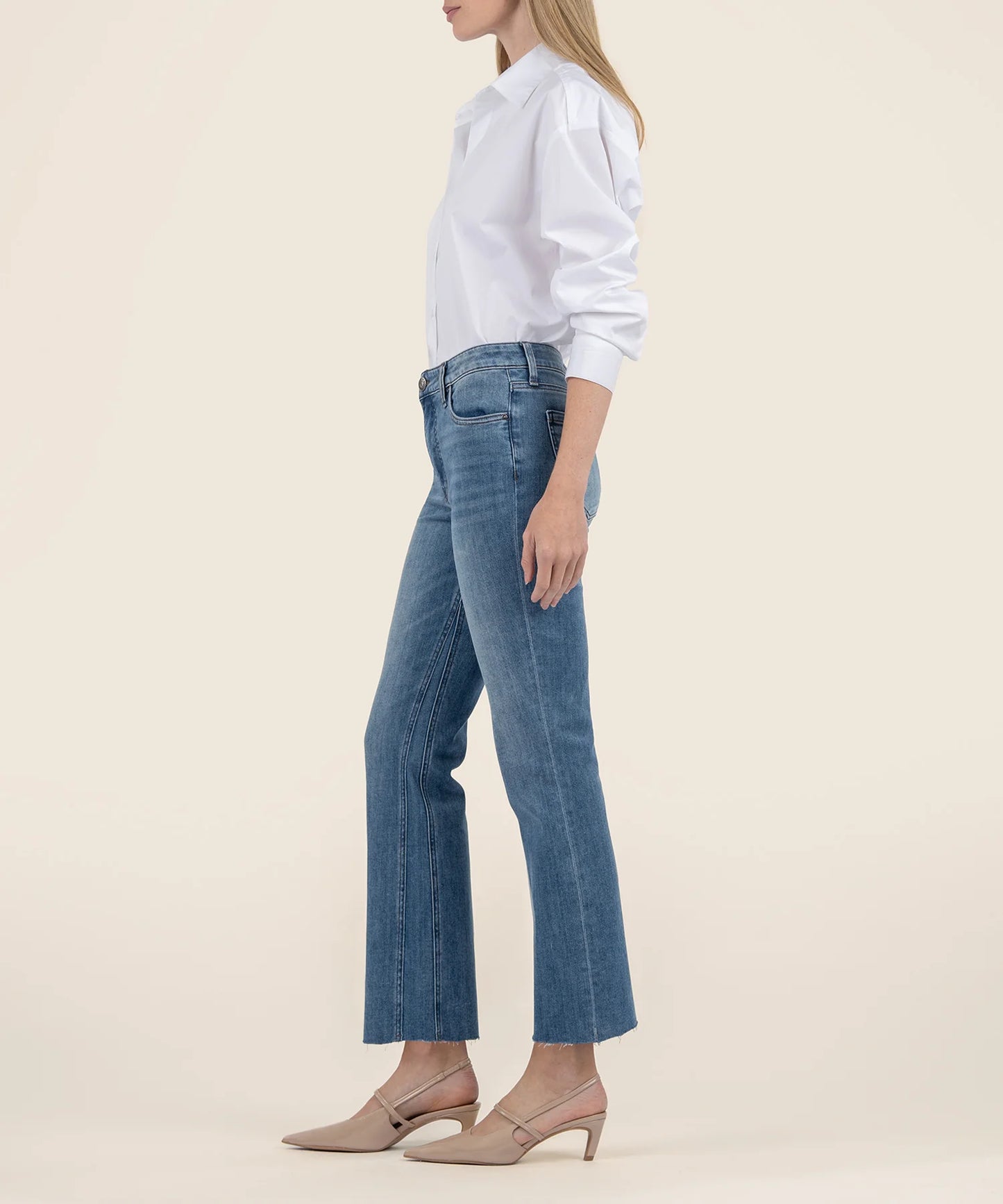 Kelsey High Rise Ankle Flare Jean - Brace