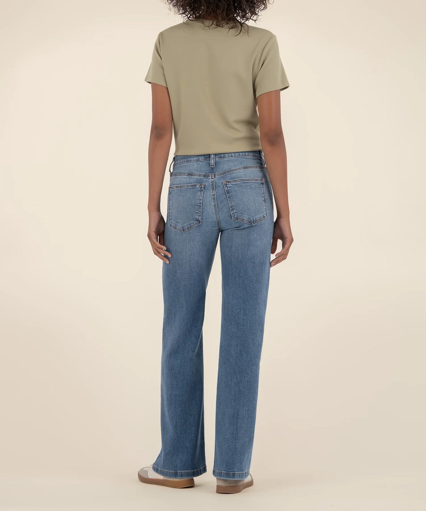 Jean High Rise Wide Leg Jean - Ablaze