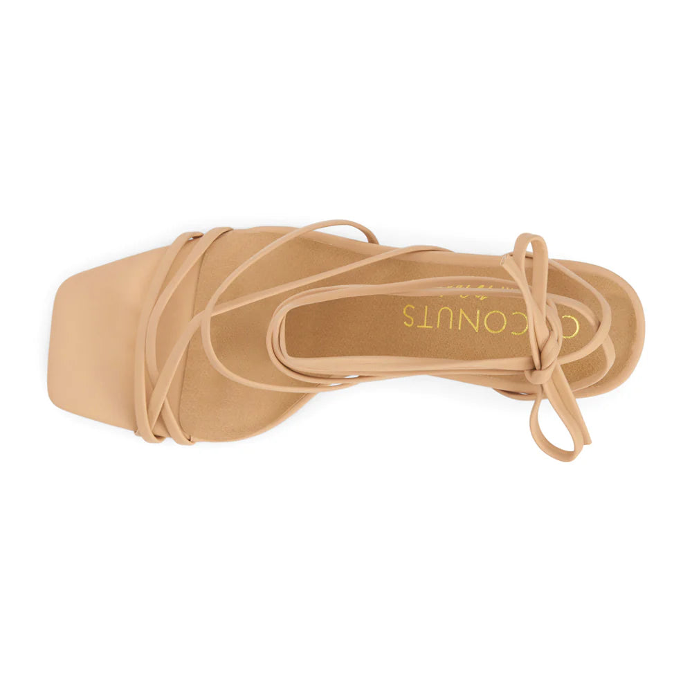 Lilly Heeled Sandal - Nude