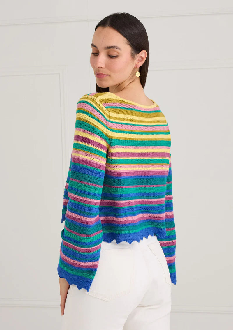 Abigail Sweater - Sunset Stripe