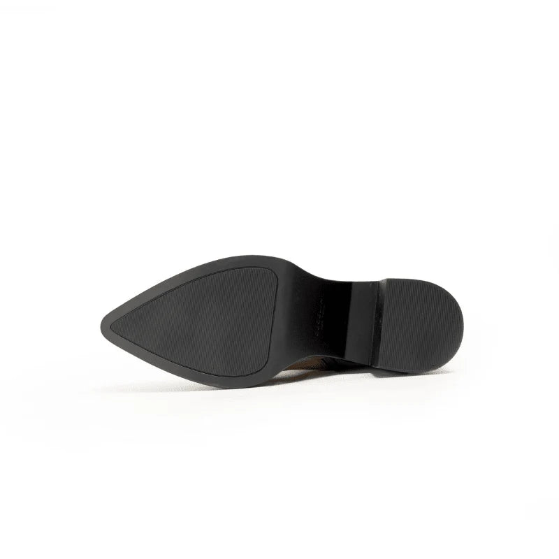 Lawrence Stretch Suede Platform Bootie - Honey