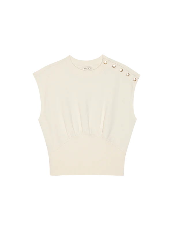 Nadia Sweatshirt - Porcelain