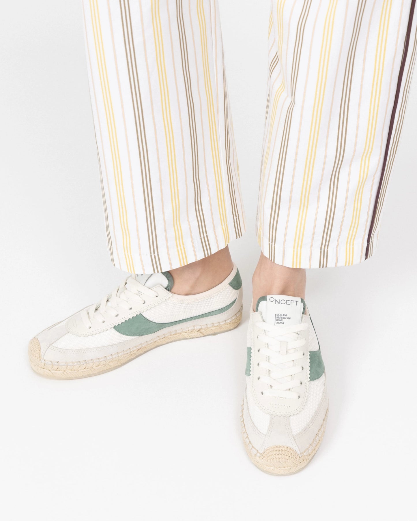 Rome Canvas Espadrille Sneaker - Agave