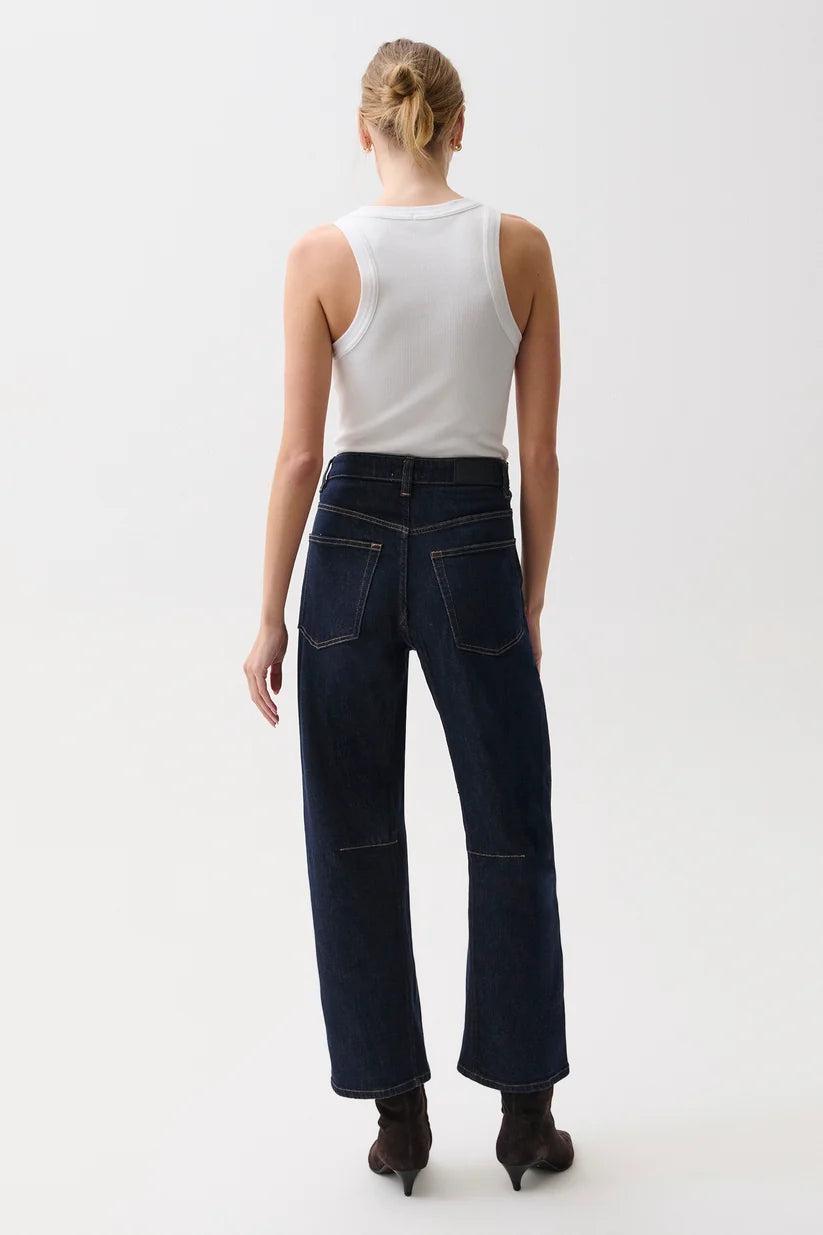 Beau Seamed Crescent Jean - Nightfall