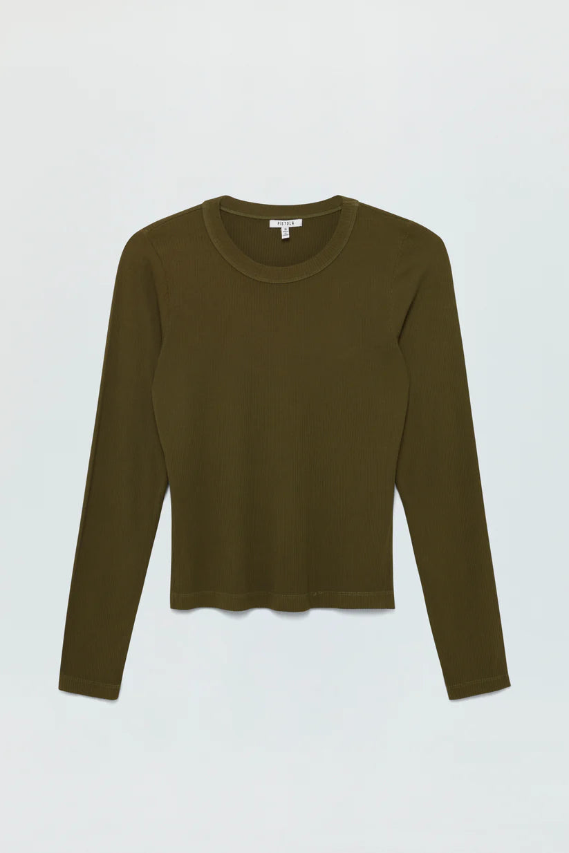 Bailey Long Sleeve Crewneck Top - Admiral