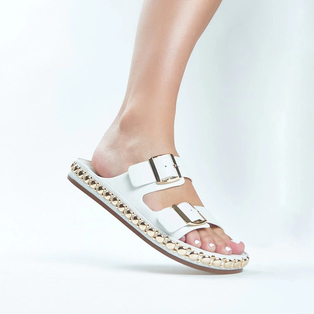 Emma Sandal - White