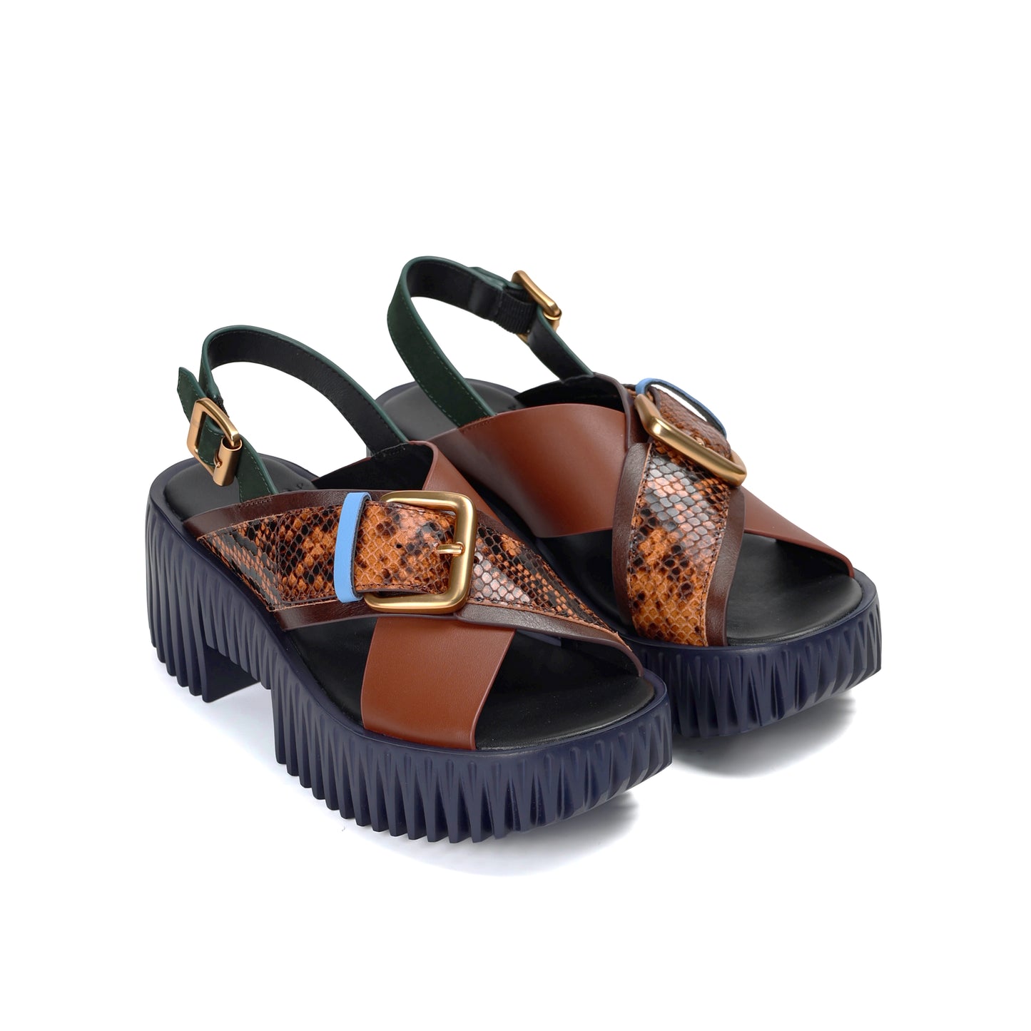 Plia Juno Sandals - Coffee