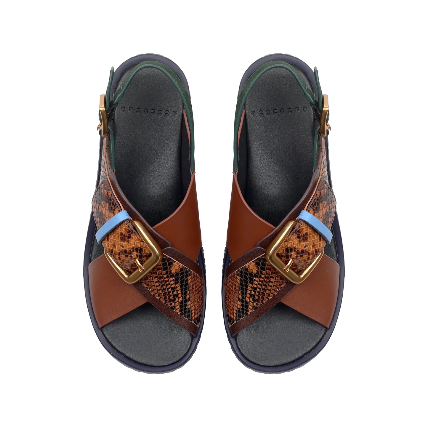 Plia Juno Sandals - Coffee